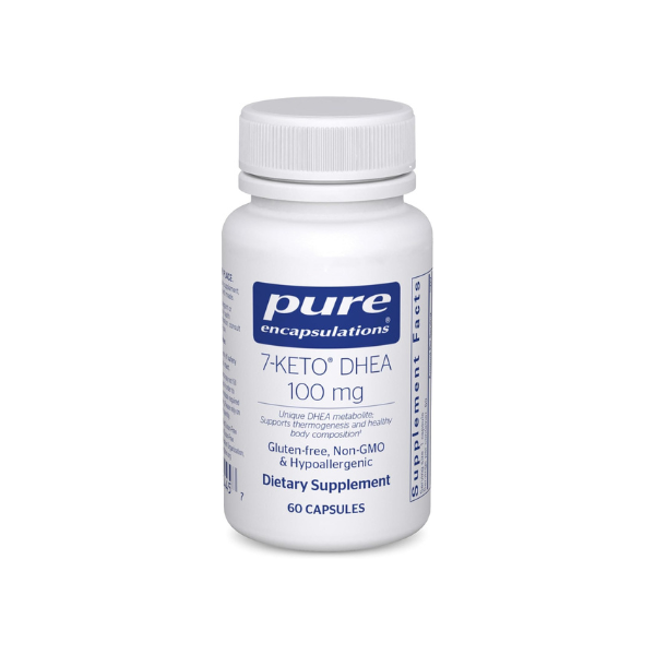 Pure Encapsulations 7-Keto DHEA 100 mg, 60 Capsules