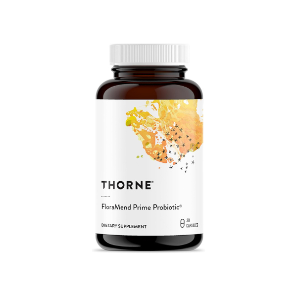 THORNE FloraMend Prime Probiotic, 5 Billion Live Cells, 30 Capsules