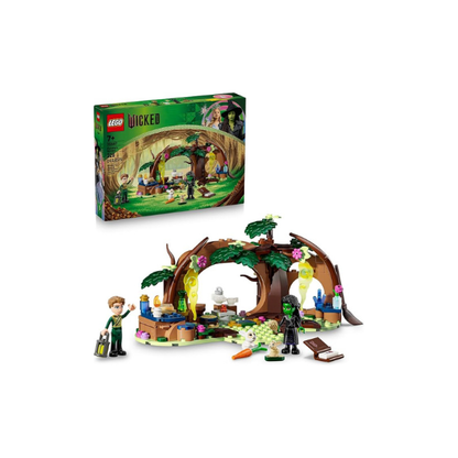LEGO Wicked Elphaba’s Retreat Building Toy - Elphaba & Fiyero Toy Figures and Playset with Forest Friends - Pretend Play Building Blocks for Kids, Ages 7+ - Wicked Gift for Girls & Boys - 75687