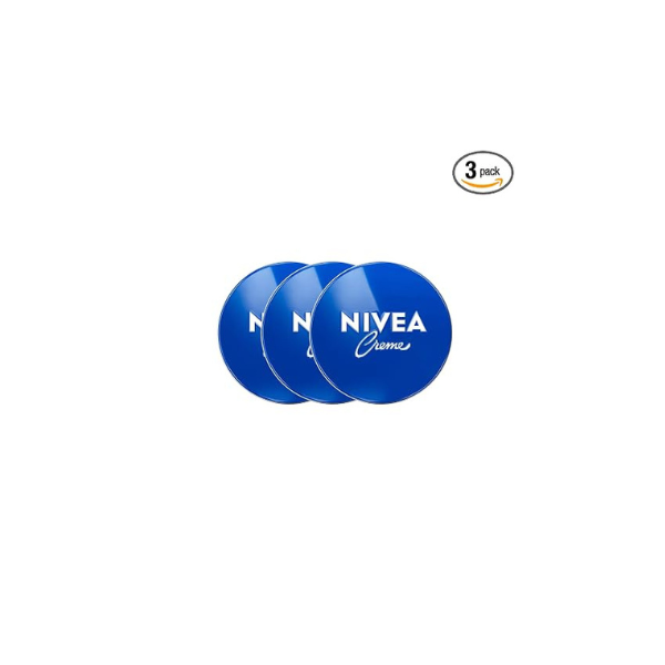 NIVEA Creme Body, Face & Hand Moisturizing Cream, German Formula Rich All-Purpose Body Moisturizer with Provitamin B5 for Dry to Very Dry Skin Care, Classic 8.4 oz Tin, Set of 3