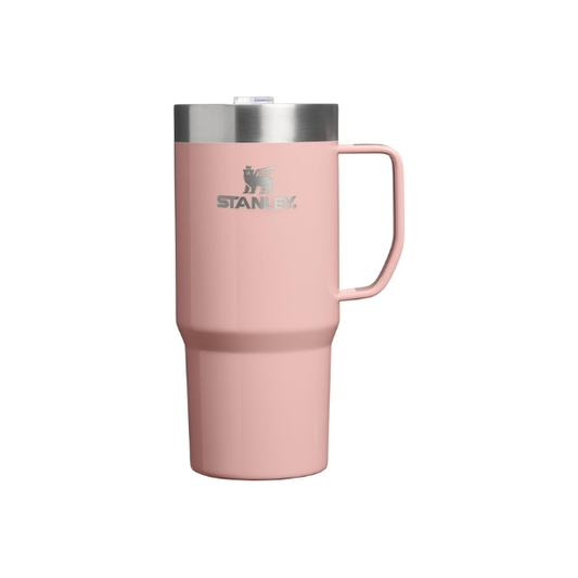 STANLEY The Everyday Suburban Mug | 16 oz | Drink Through Lid | Cup for Coffee, Tea and Drinks | Insulated Stainless Steel Coffee Mug | BPA-Free | Peach Rose Gloss