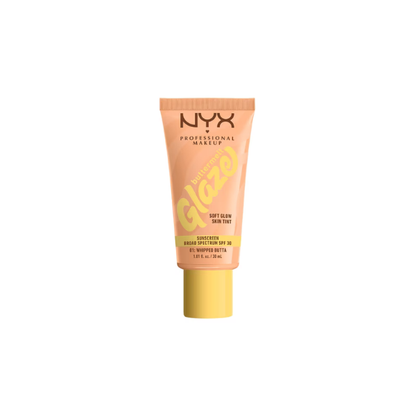 NYX Professional Makeup Buttermelt Glaze Tinted Moisturizer, SPF 30, Whipped Butta, All Skin Types, 1.01 fl oz
