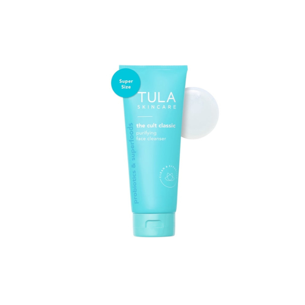 TULA Skin Care The Cult Classic Purifying Face Cleanser, Supersize, 6.7 fl oz