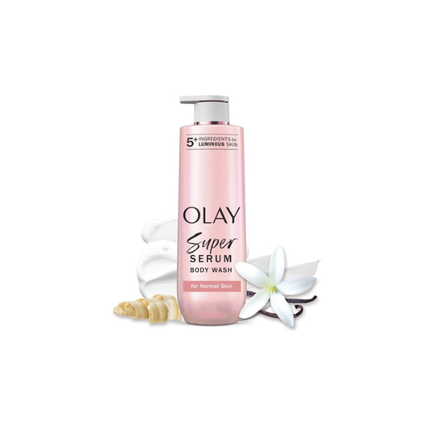Olay Super Serum Body Wash for Normal Skin, Serum Complex for Luminous Skin, 20 fl oz