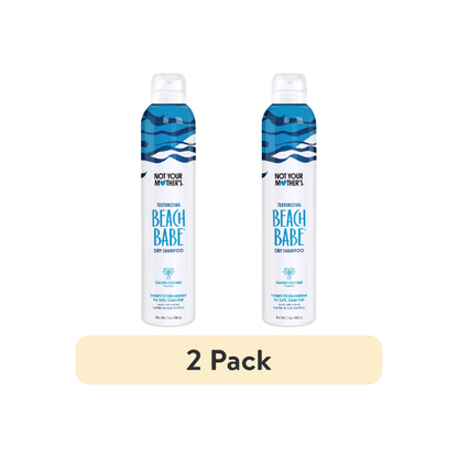 (2 pack) Not Your Mother's Beach Babe Texturizing Dry Shampoo, 7 oz