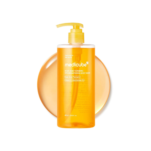 medicube Kojic Acid Turmeric Brightening Body Wash, 13.52 fl.oz
