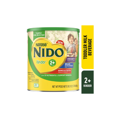 Nestle Nido 3 to 5 Years Toddler Powdered Milk Beverage, 28.2 oz Canister