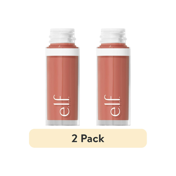 (2 pack) e.l.f. Camo Liquid Blush, Dusty Rosé, 0.13 fl oz