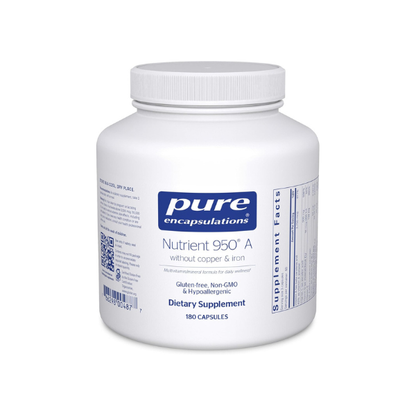 Pure Encapsulations Nutrient 950 A Without Copper & Iron, 180 Capsules