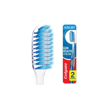 Colgate Gum Health Toothbrush, Ultra Soft, 2 Pack