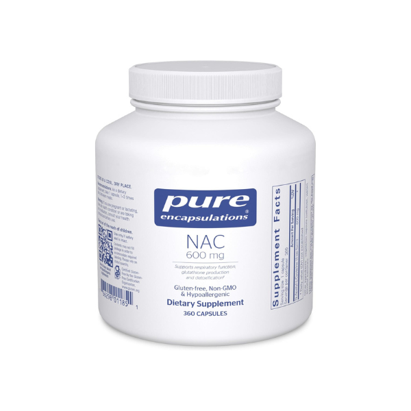 Pure Encapsulations NAC 600 mg, 360 Capsules