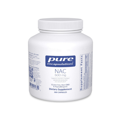 Pure Encapsulations NAC 600 mg, 360 Capsules