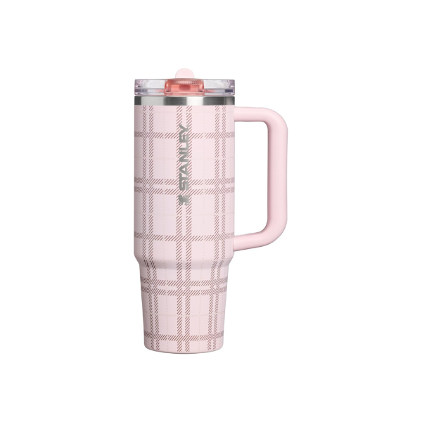 STANLEY Quencher ProTour Flipstraw Tumbler, 30 oz, Blossom Plaid
