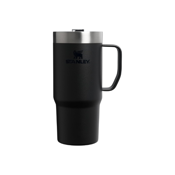 STANLEY The Everyday Suburban Mug | 16 oz | Drink Through Lid | Cup for Coffee, Tea and Drinks | Insulated Stainless Steel Coffee Mug | BPA-Free | Black 2.0