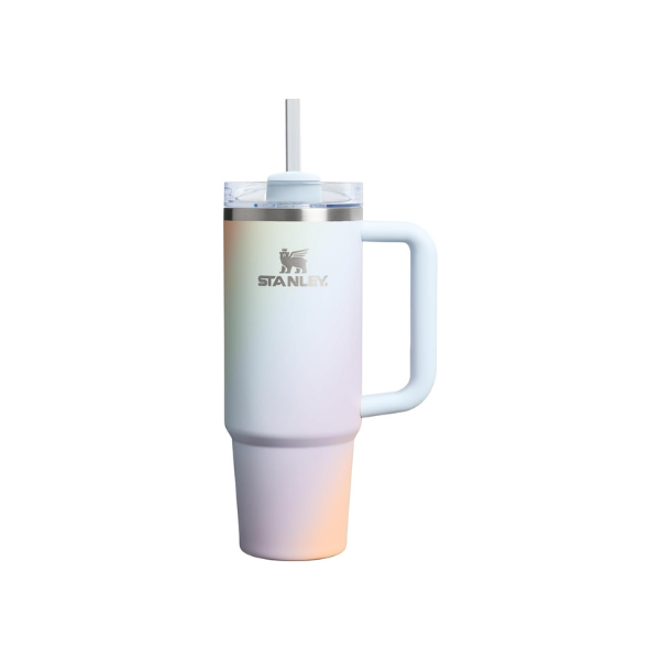 STANLEY Quencher H2.0 Flow State Tumbler, 30 oz, Sunrise Spiral