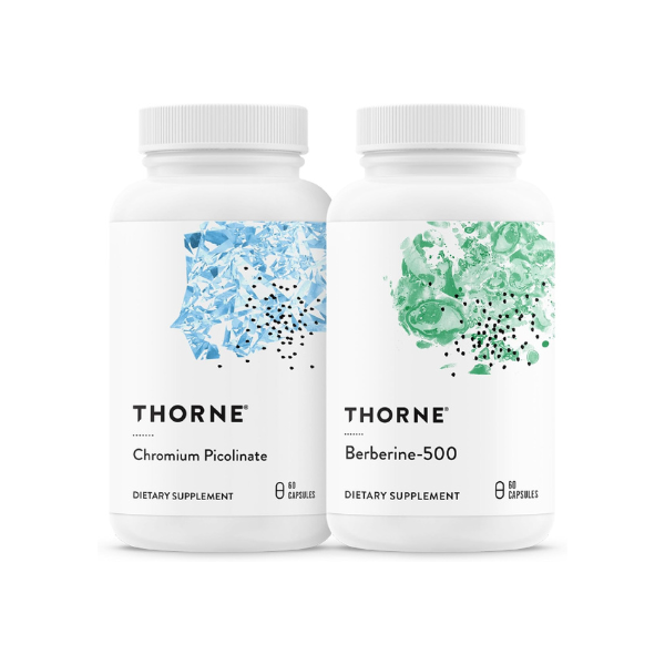 THORNE - Metabolic Support Bundle: Berberine and Chromium Picolinate for Balanced Wellness - 30 Servings