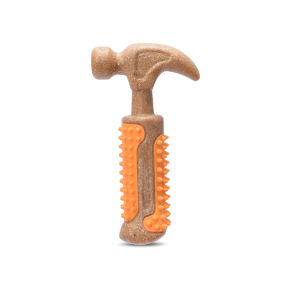 Arm & Hammer Chew Tools Compressed Wood Hammer Dog Chew Toy, 7 In