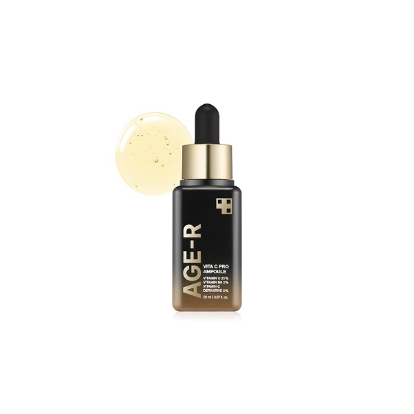 Medicube Age-R Vita C Pro Ampoule -Vitamin C Serum for Pigmentation, Uneven Skin Tone, and Hydration - Boost Absorption and Radiance by up to 780% with Age-R Booster Pro