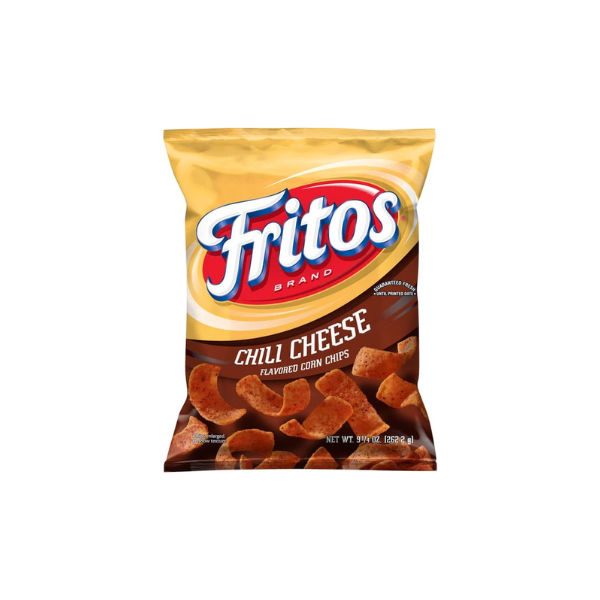 Fritos Corn Chips Chili Cheese Flavored Snack Chips, 9.25 Ounce Bag