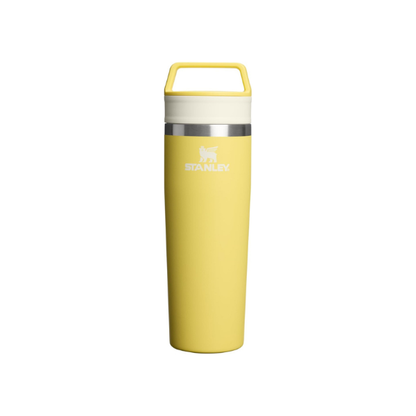 STANLEY Cafe To Go Travel Mug 20 oz | Leakproof Two-Part Drink Through Lid | Tumbler Cup for Coffee, Tea and Drinks | Insulated Stainless Steel Coffee Mug | BPA-Free | Daffodil