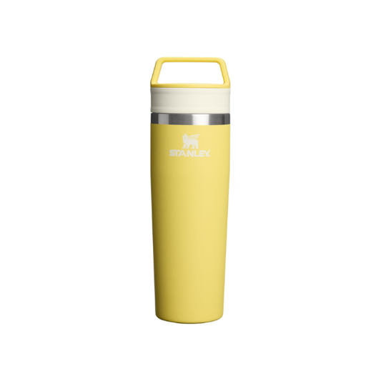 STANLEY Cafe To Go Travel Mug 20 oz | Leakproof Two-Part Drink Through Lid | Tumbler Cup for Coffee, Tea and Drinks | Insulated Stainless Steel Coffee Mug | BPA-Free | Daffodil