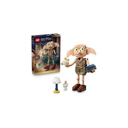 LEGO Harry Potter Dobby the Free Elf 76469 | Collectible Building Toy for Girls & Boys, Ages 8+, Display as Bedroom or Book Shelf Decor, 379 pieces, Gift Idea
