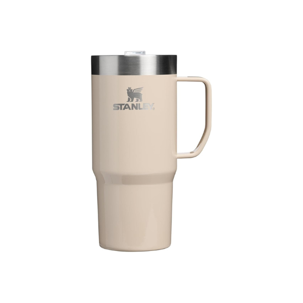 STANLEY The Everyday Suburban Mug | 16 oz | Drink Through Lid | Cup for Coffee, Tea and Drinks | Insulated Stainless Steel Coffee Mug | BPA-Free | Champagne Gloss