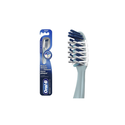 Oral-B Toothbrush Pro Clean CrossAction, Deep Plaque Removal, Soft, 1 Count