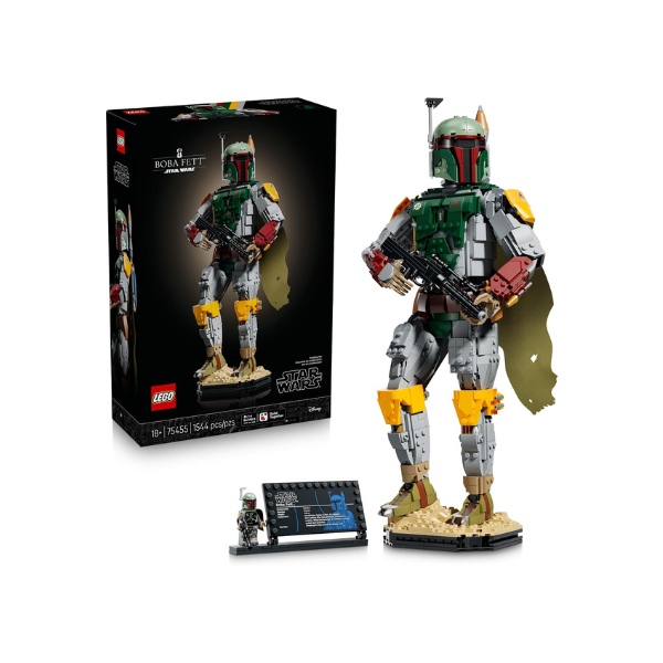 LEGO Star Wars Boba Fett 75455 | Collectible Building Sets for Adults, Ages 18+, Movie Display for Bedroom or Book Shelf, 1,544 pieces, Gift for Fans