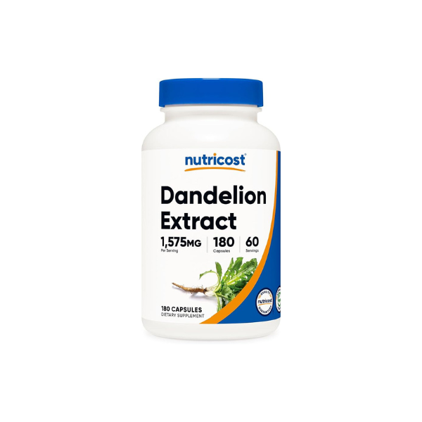 Nutricost Dandelion Extract 180 Capsules for 60 Servings Per Bottle