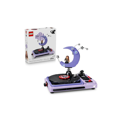 LEGO Editions Olivia Rodrigo's Concert Moon 43029 | Collectible Building Toy for Teens, Ages 14+, Olivia Rodrigo Minifigure, Bedroom Decor, 670 pieces, Gift for Birthdays