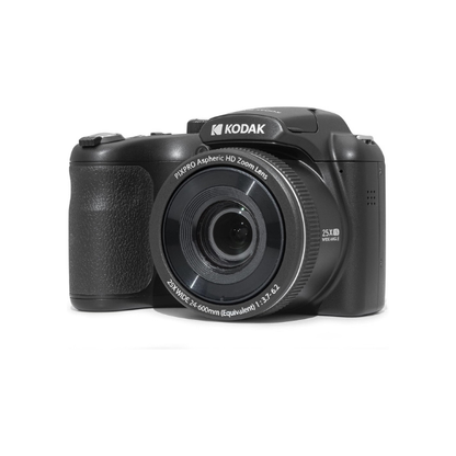 KODAK PIXPRO AZ255 16MP Digital Camera, 25x Optical Zoom, AA, OIS, Black