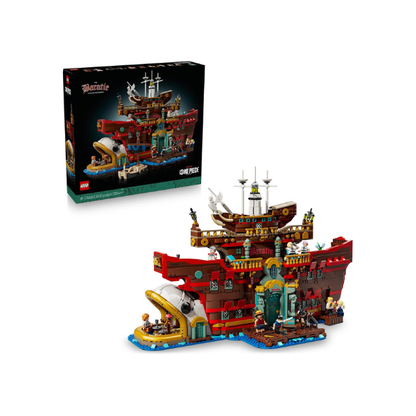 LEGO ONE Piece The Baratie Floating Restaurant Building Set for Adults - Collectible Building Blocks for Anime Fans, 18+ - Arts and Crafts DIY Kit W/10 Minifigures - Gift Idea for Birthdays - 75640