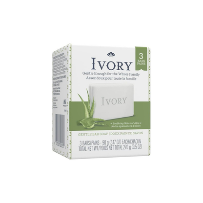 Simply Ivory Aloe Bath Bar by Ivory, 3 Count