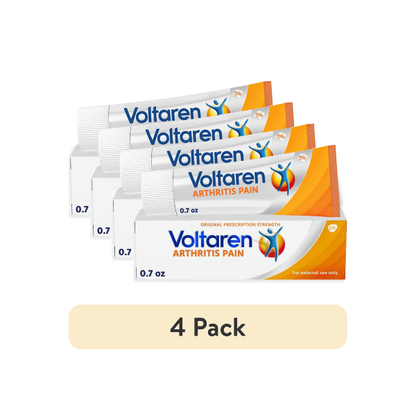 (4 pack) Voltaren Topical Arthritis Medicine Gel for Arthritis Pain Relief, 20 G