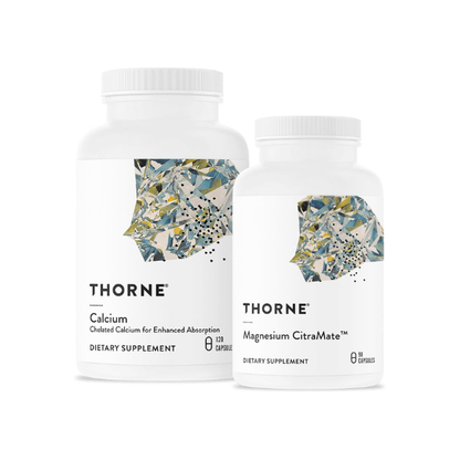 THORNE - Bone Health Bundle - DiCalcium Malate and Magnesium CitraMate - 90 to 120 Servings