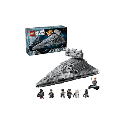 LEGO Star Wars Imperial Star Destroyer Building Toy - Build & Display Set for Boys & Girls, Ages 10+ - Gift for Birthdays - Star Wars Darth Vader & 6 Minifigure Toys - 75394
