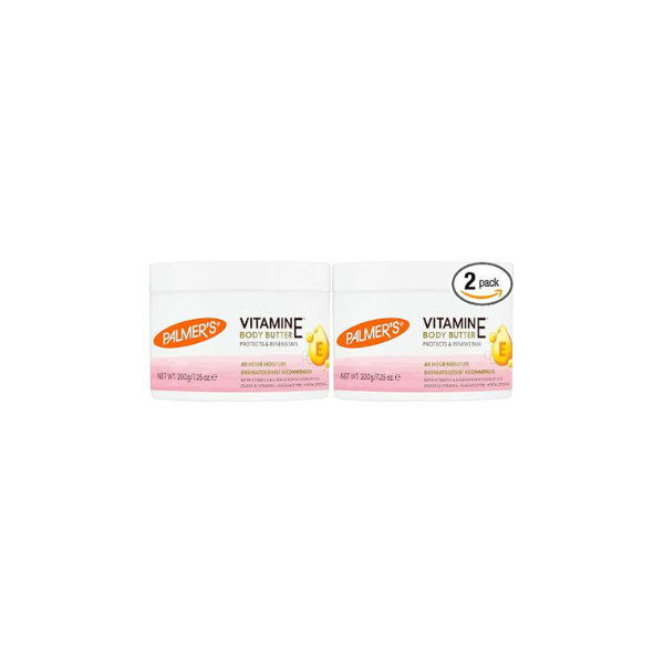 Palmer's Natural Vitamin E Body Butter, 7.25 Ounce (Pack of 2)