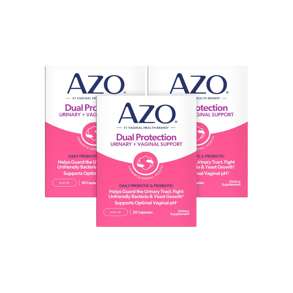 AZO Dual Protection Probiotic 90ct Bundle