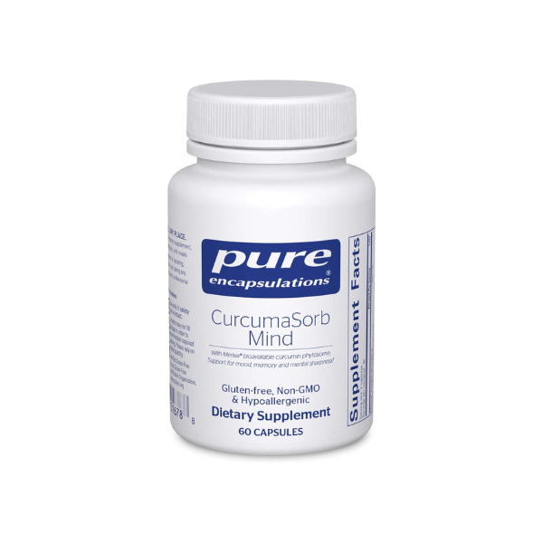 Pure Encapsulations CurcumaSorb Mind, 60 Capsules