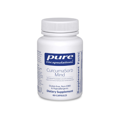 Pure Encapsulations CurcumaSorb Mind, 60 Capsules