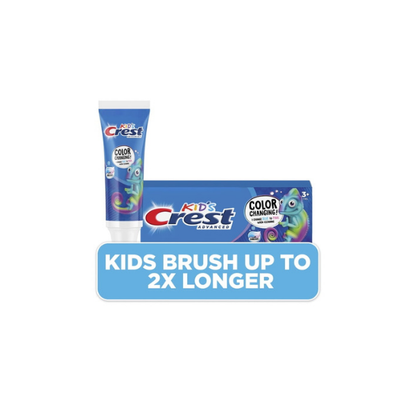 Crest Toothpaste, Kids Advanced Fluoride Toothpaste, Bubblegum Flavor, 4.2 oz