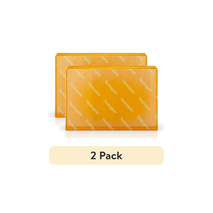 (2 pack) Neutrogena Original Gentle Facial Cleansing Bar, Fragrance-Free Daily Face Soap, 3.5 oz
