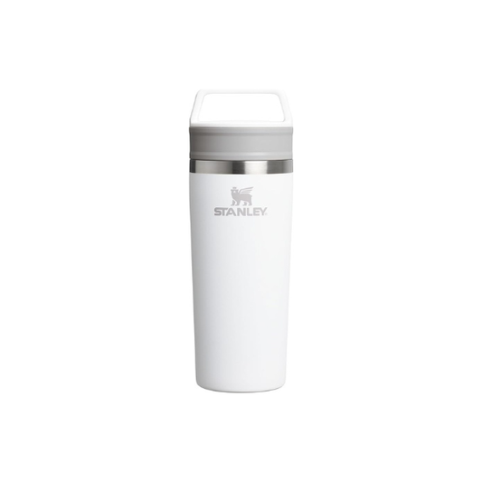 STANLEY Cafe To Go Travel Mug 16 oz | Leakproof Two-Part Drink Through Lid | Tumbler Cup for Coffee, Tea and Drinks | Insulated Stainless Steel Coffee Mug | BPA-Free | Frost