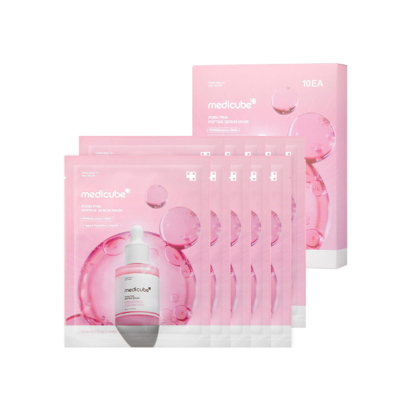 medicube PDRN Pink Peptide Ampoule Sheet Mask 10EA