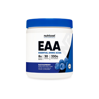 Nutricost EAA Powder 30 Servings (Blue Raspberry) Essential Amino Acids