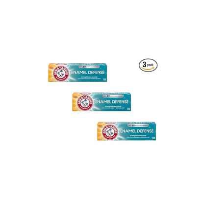 Arm & Hammer Toothpaste Truly Radiant Bright & Strong 4.3 Ounce (127ml) (3 Pack)