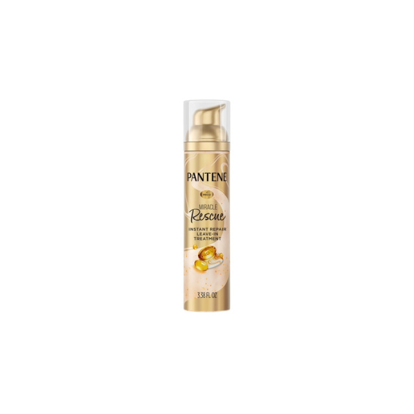 Pantene Miracle Rescue Instant Repair Leave-In Treatment with Melting Pro-V Pearls, 3.38 oz