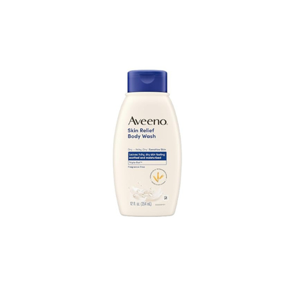 Aveeno Skin Relief Body Wash, Fragrance-Free, 12 fl. oz