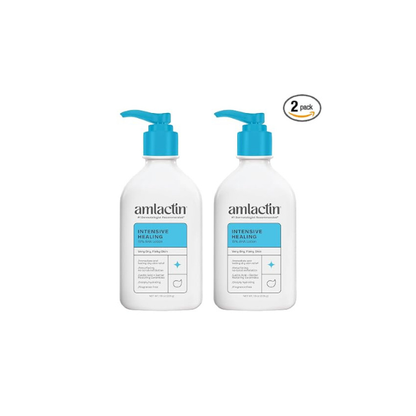 AmLactin Intensive Healing Body Lotion, 15% Lactic Acid, 7.9 oz, 2 Pack